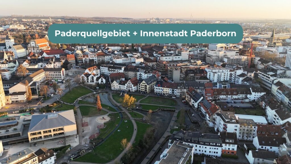 Paderquellgebiet innerhalb der Innenstadt von Paderborn
