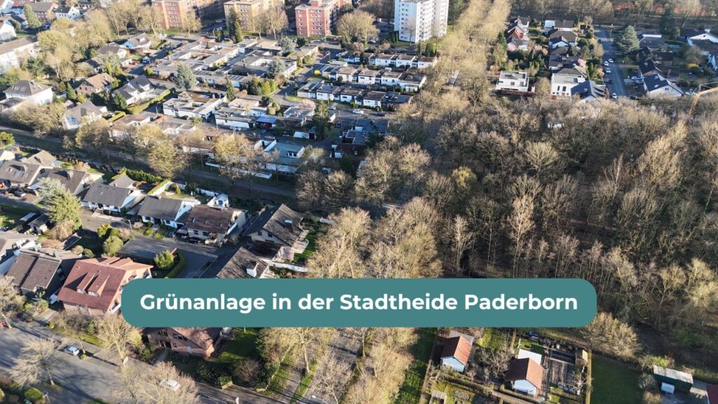 Stadtheide Paderborn in der Nähe der Grünanlage Heide - Luftbild