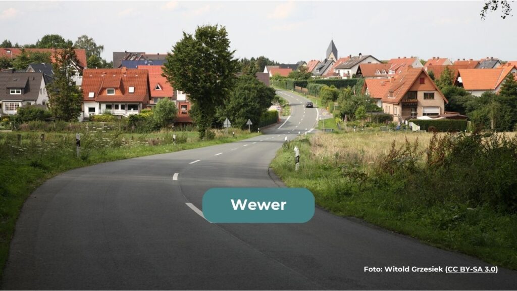 Wewer im Kreis Paderborn als potentieller Wohnort in Stadtnähe