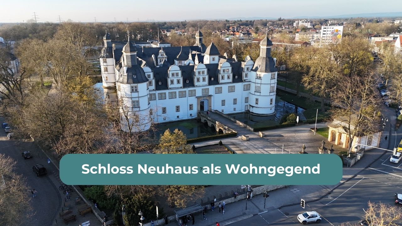 Schloss Neuhaus als Wohngegend und Stadtteil von Paderborn