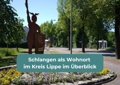 Schlangen als Wohnort im Kreis Lippe im Überblick