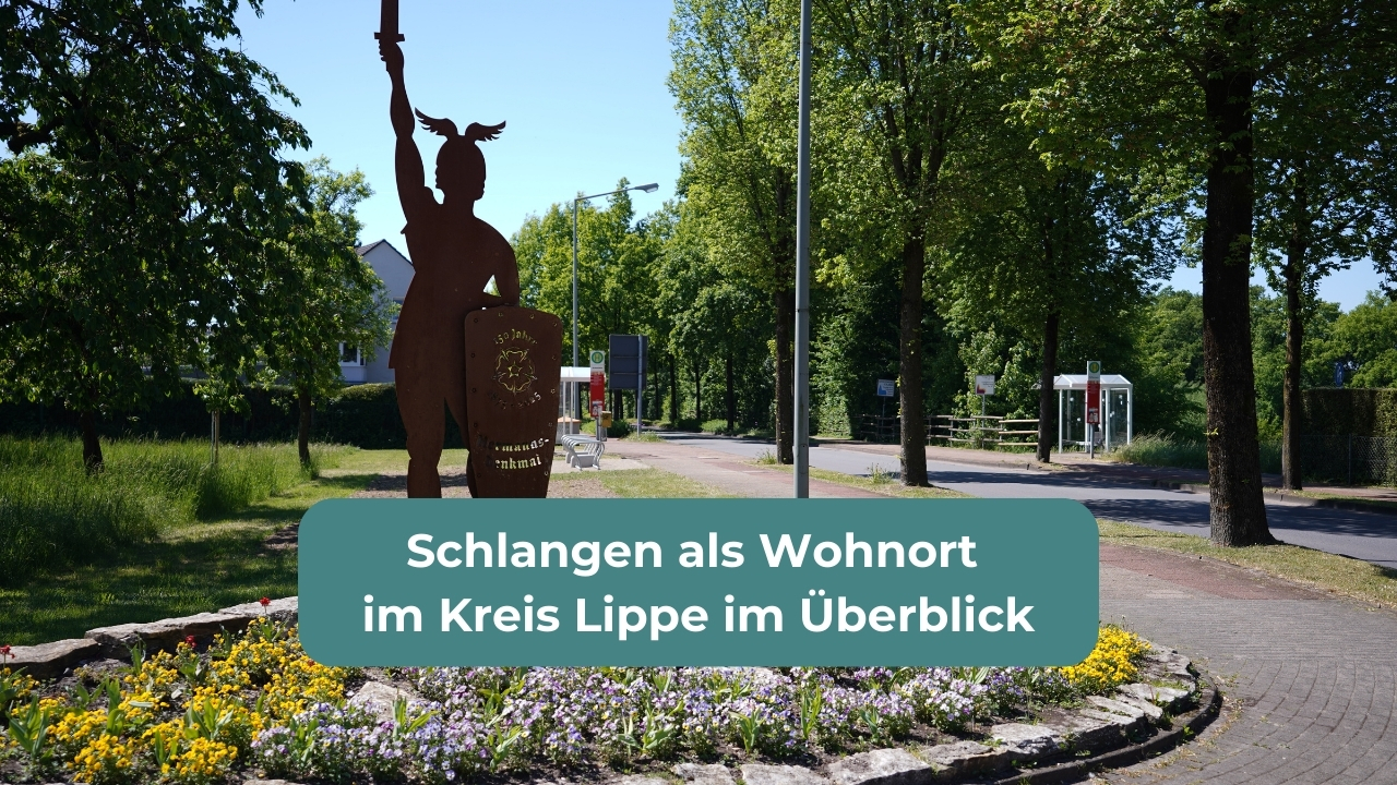 Schlangen als Wohnort im Kreis Lippe im Überblick